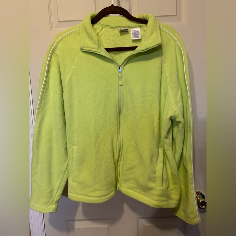Athletic Works 2XL (18/20) fleece jacket; ptp 24 1/2”; sh-hem 24 1/2”